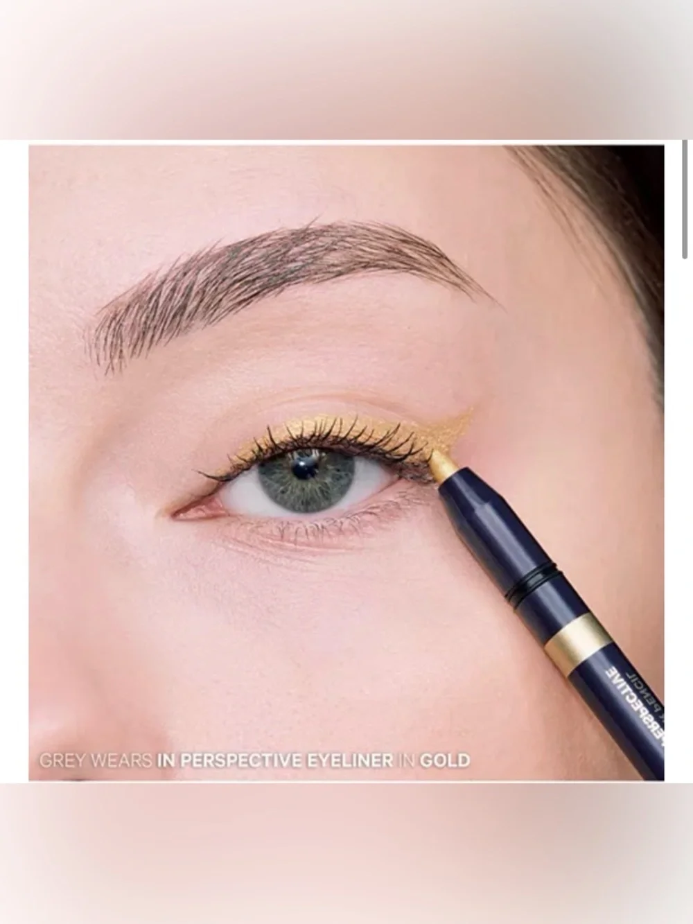 NEW Kevyn Aucoin In Perspective Eyeliner Pencil - Gold